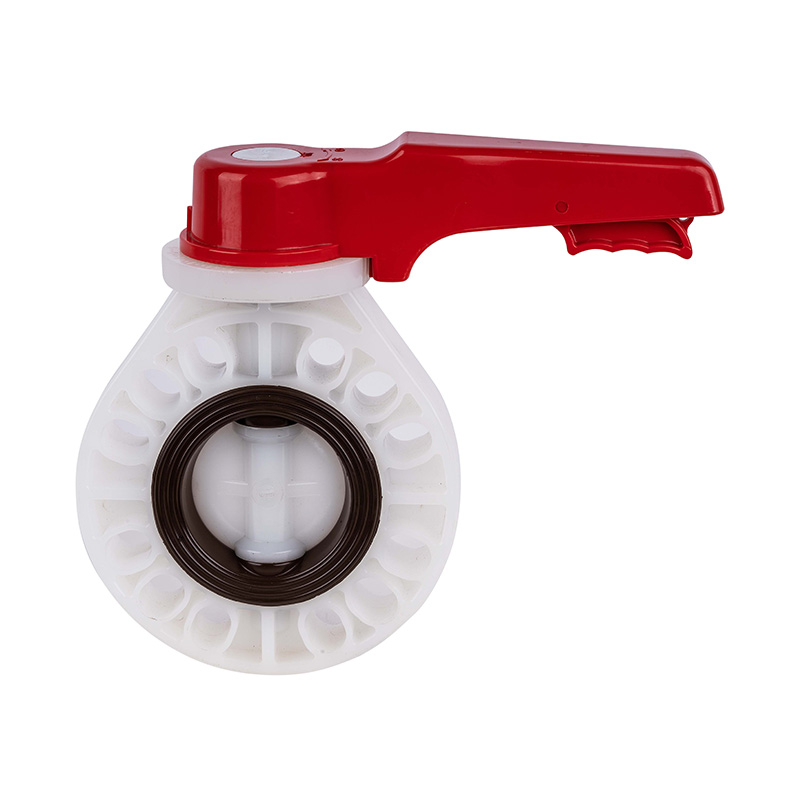 PVDF D71X-10F Ручной дисковый клапан DN15-200 15A-200A Стандарт JIS