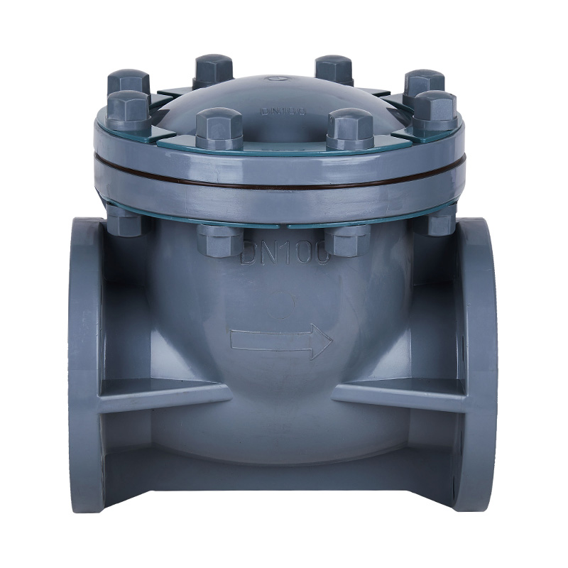 Обратный клапан поворотного типа из ПВХ-C H44F-10V DN15-300 1/2'-12' стандарт ANSI