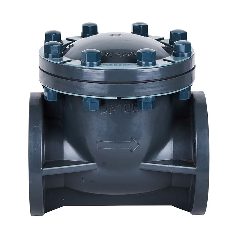 Обратный клапан поворотного типа из ПВХ-U H44F-10U DN15-300 1/2'-12' стандарт ANSI