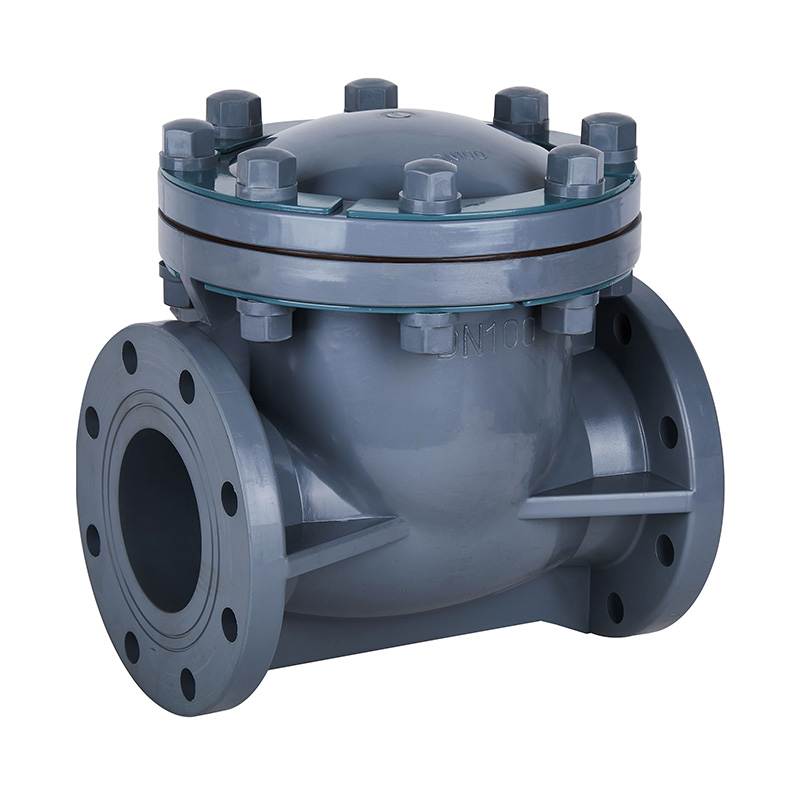 Обратный клапан поворотного типа PVC-C H44F-10V DN15-300 ГБ Стандарт