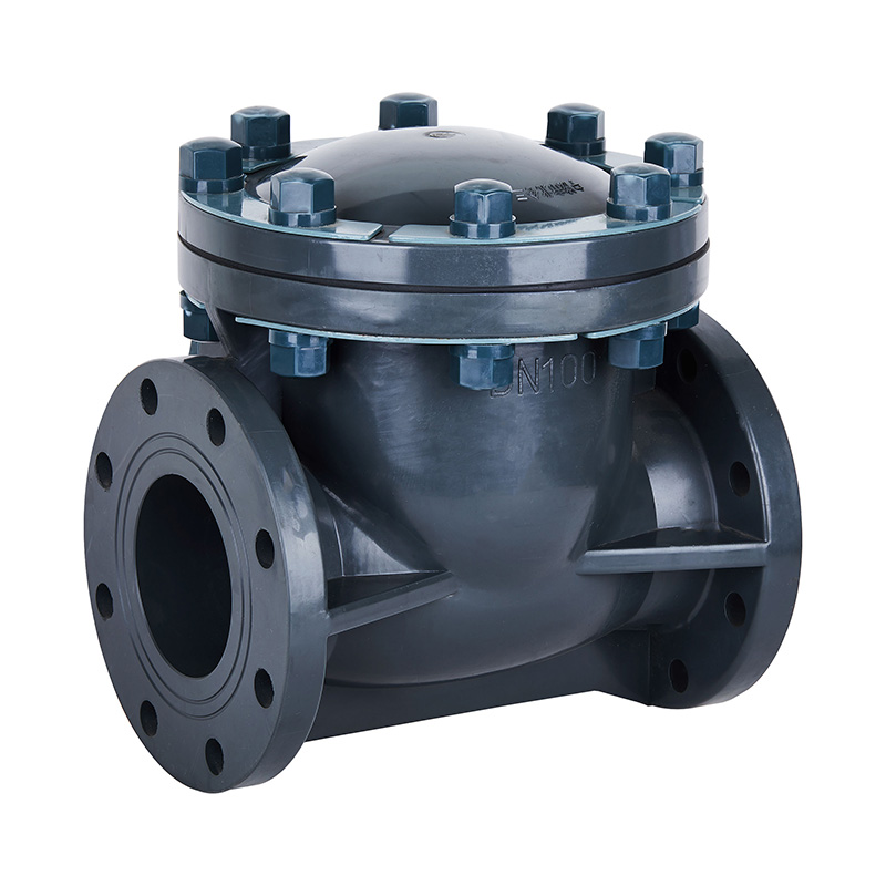 Обратный клапан поворотного типа из ПВХ-U H44F-10U DN15-300 1/2'-12' стандарт ANSI