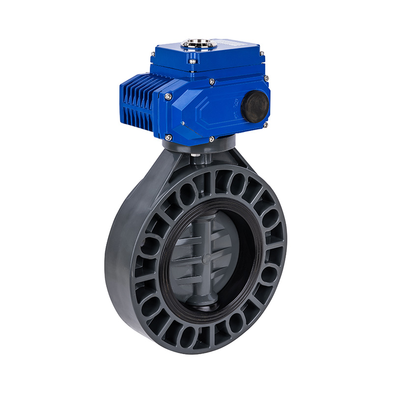 Электрический поворотный затвор FRPP D971X-10S DN32-1000 1-1/4'-30' стандарт ANSI