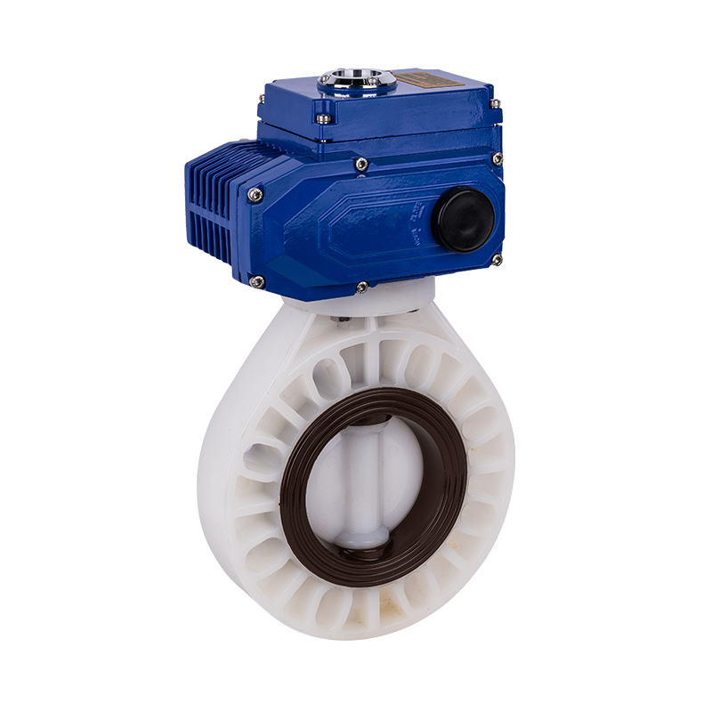 Электрический поворотный затвор PVDF D971X-10F DN40-1000 40A-1000A JIS Standard