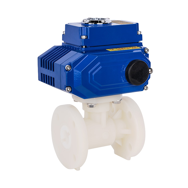 Электрический фланцевый шаровой кран PVDF D941F-10F DN15-300 1/2'-12' стандарт ANSI